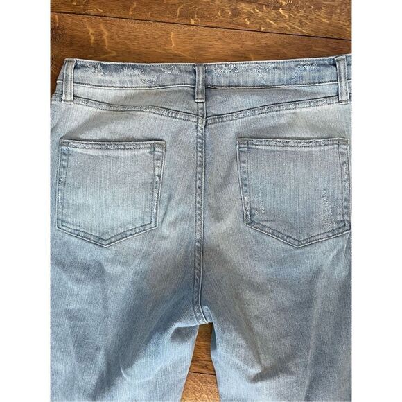 Wild Fable Women's Size 10 High Rise Mom Jeans Distressed Casual Stretch - Picture 6 of 7